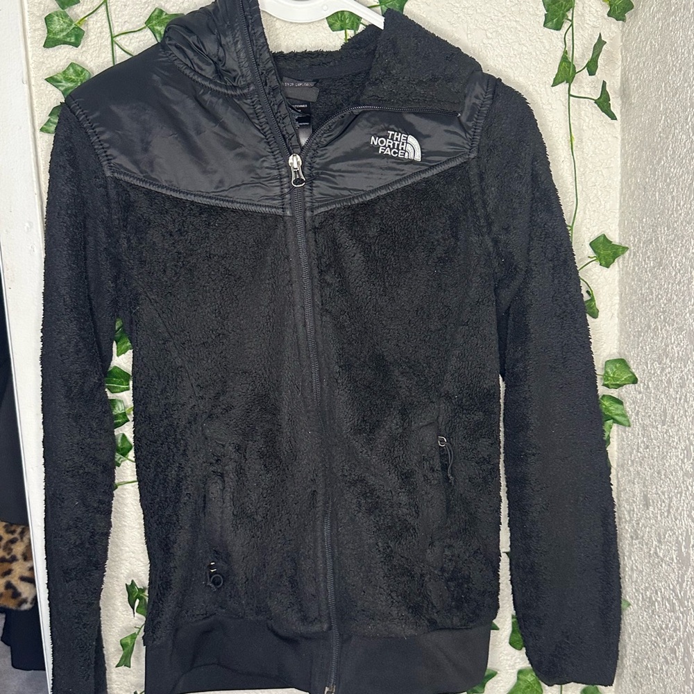 The North Face Black and Gray Fleece Jacket